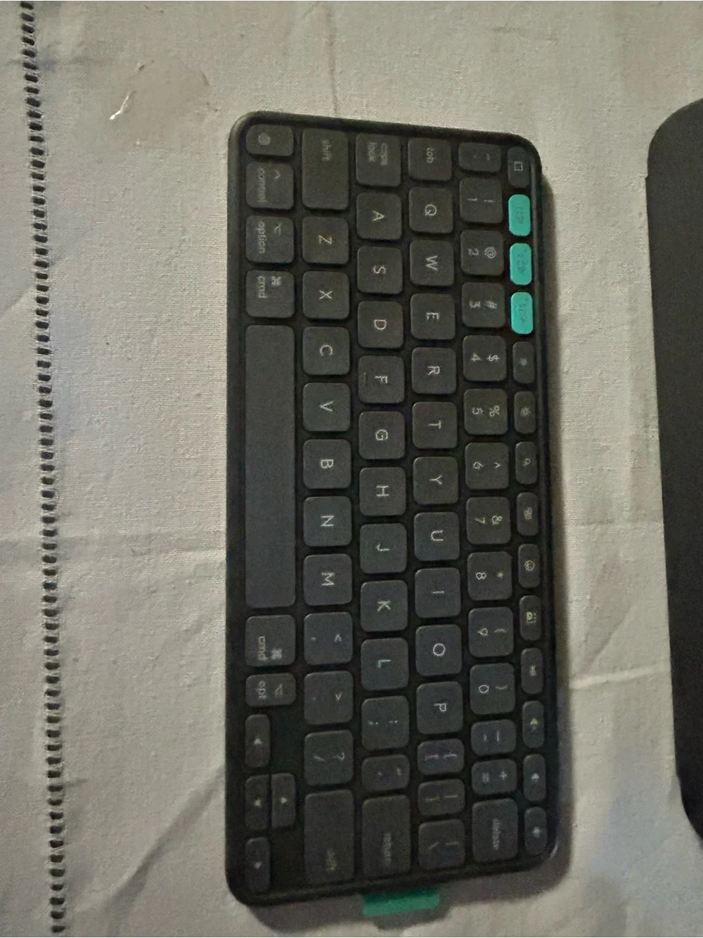 Logitech Keyboard Case for 11-inch iPad - Black with Teal Accent